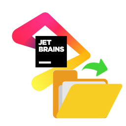 Open files/folders in JetBrains